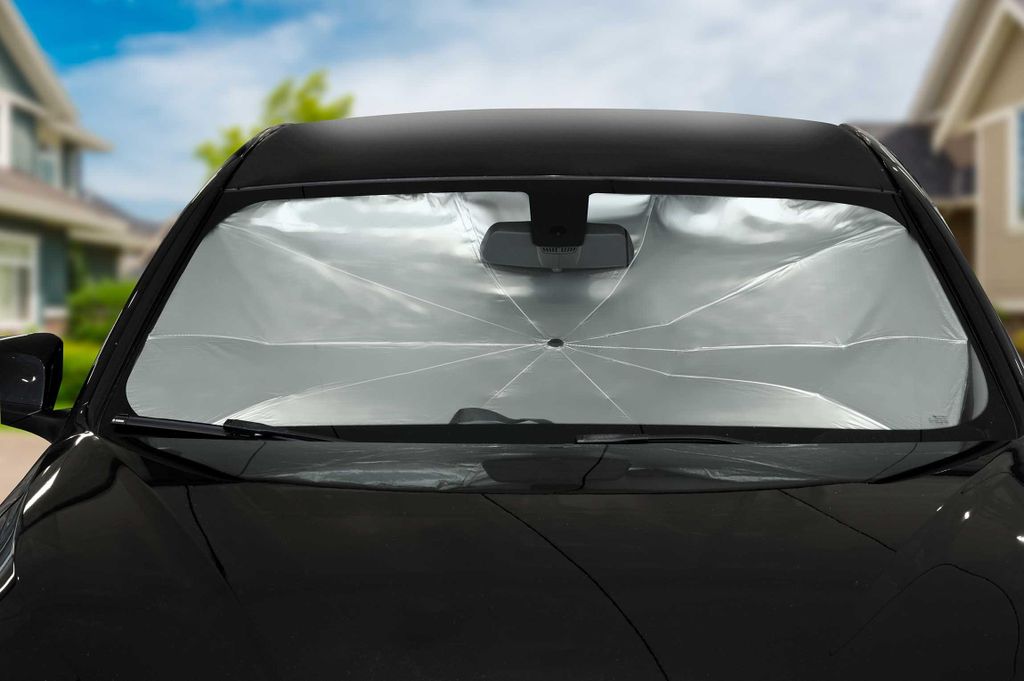 Auto-Sonnenschutzschirm mit Aufbewahrungstasche, für die Produktbild 