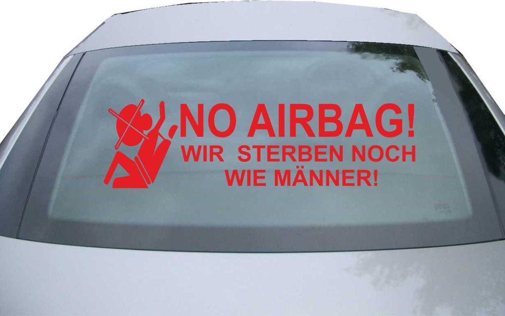 Indigos UG - Aufkleber Heckscheibe & Motorklappe DE2426 - rot - 600x171 mm - No Airbag - Auto Scheiben Fenster Heckklappe Tuning Racing JDM - Die cut