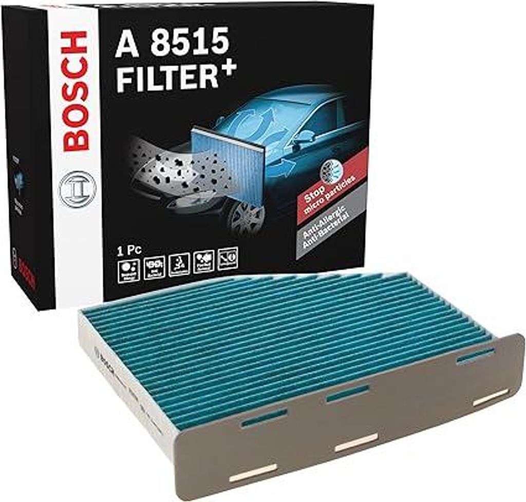 Bosch Innenraumfilter Autozubehör A8515 Ersatzteil Produktbild 