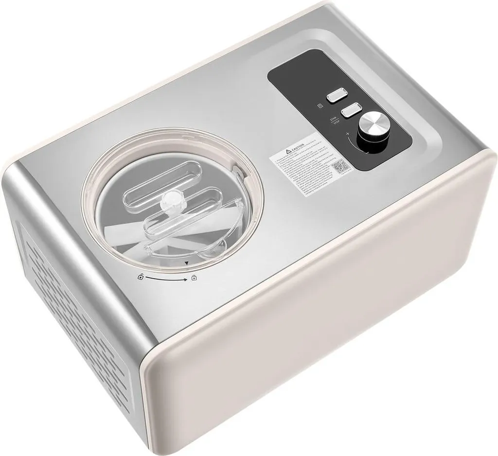 Machine à Glace Italienne et Sorbetière Professionnelle 2 Litres Inox