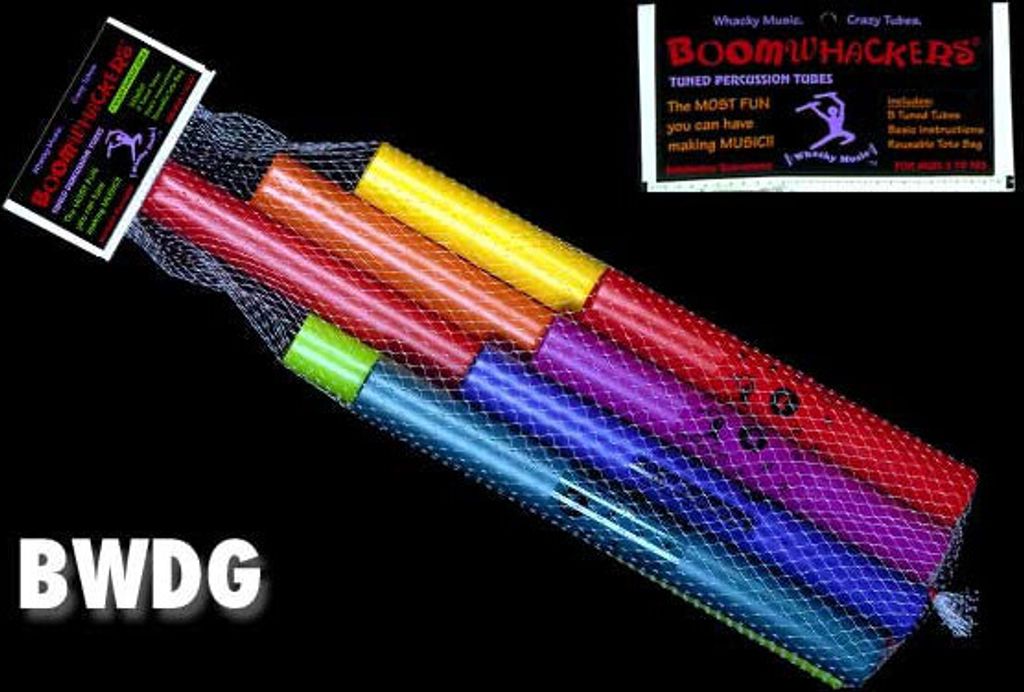 Boomwhackers BW-DG-Set mit 8 einzelnen Kunststoffrohren Produktbild 