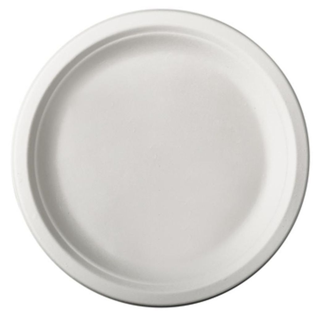 PAPSTAR 89735 50 PAPSTAR Zuckerrohr-Teller pure Ø 23,0 cm Image du produit 