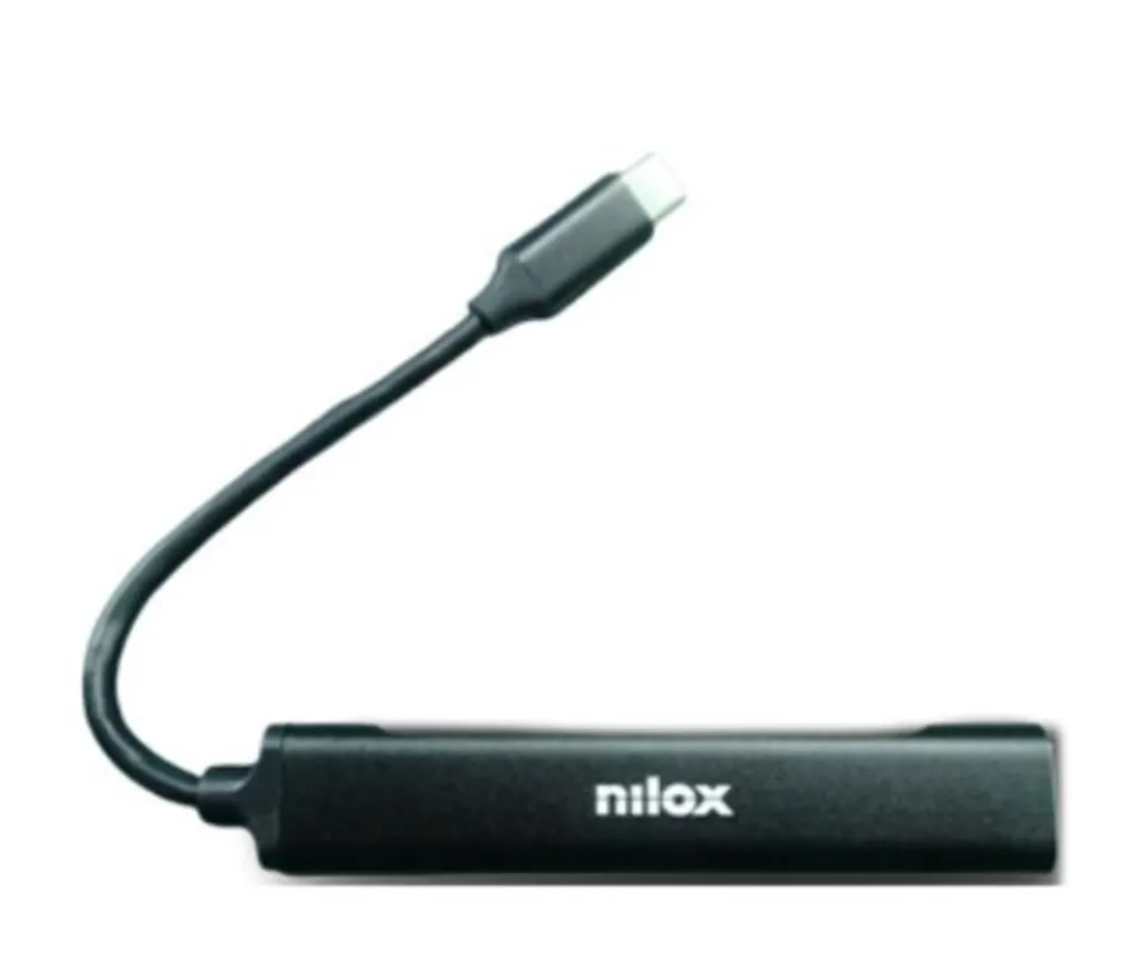 Nilox HUB USB 3XUSB2.0 - Répartiteur Multiport pour PC et Ordinateur