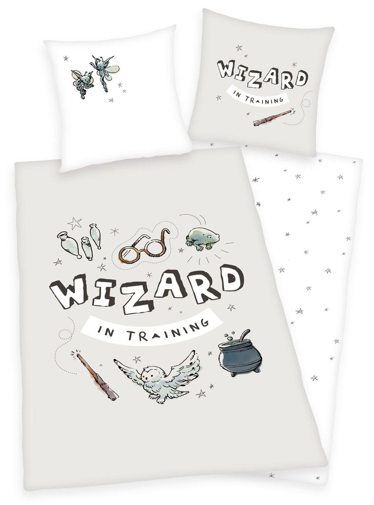Harry Potter Wende Bettwäsche Hogwarts Wizard 2tlg 135 x Produktbild 