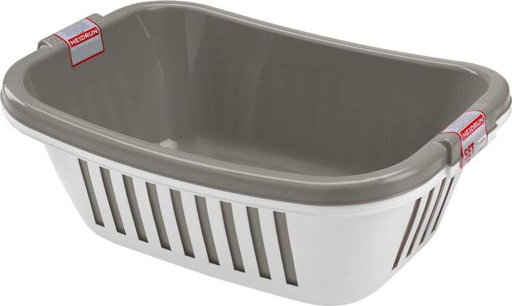 Set Di Cesti Per La Biancheria, 2 Pezzi, Plastica Immagine del prodotto 