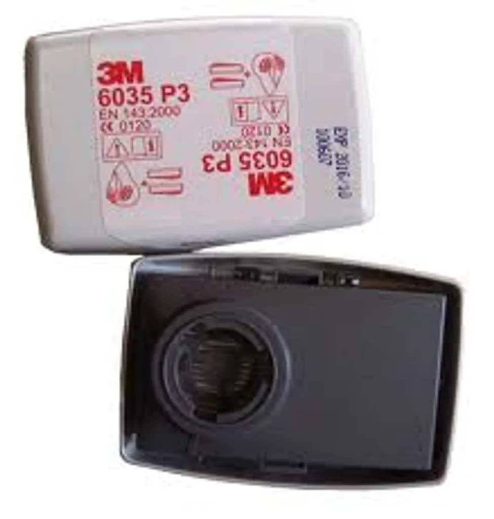 3M Filtre à poussière P3 6035 2Szt - Protection respiratoire haute efficacité