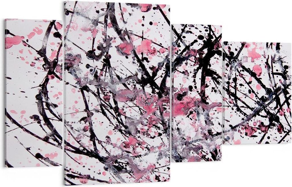 Bild auf Leinwand - Leinwandbild - Abstraktion modern - 120x70cm - Wand Bild - Wanddeko - Leinwanddruck - Bilder - Kunstdruck - Wanddekoration - Le...