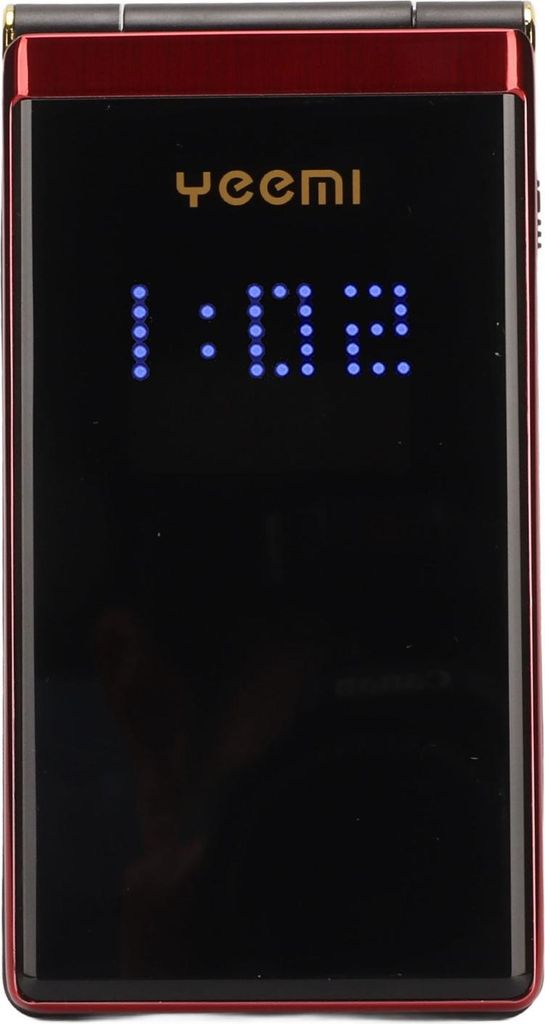 2,8 Zoll großes Display, Klapphandy für Senioren, extrem lange Standby-Zeit, 5900 mAh, Klapphandy M2 C, rot