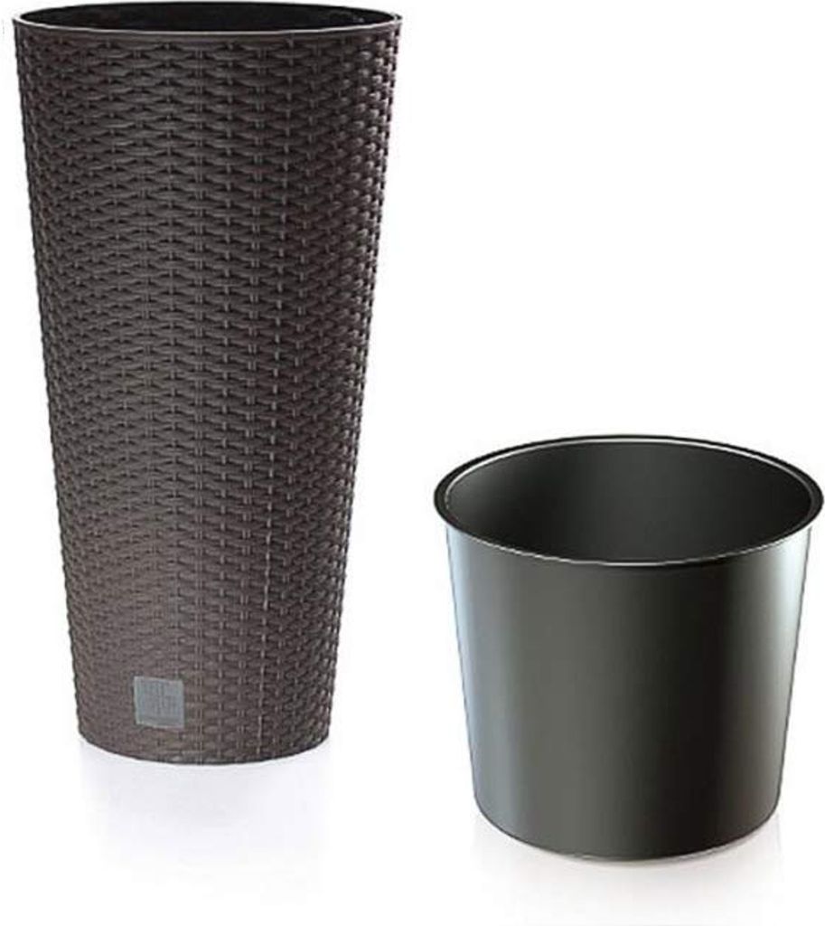 nabbi Jardinière en plastique DRTUS200 20 cm - marron Image du produit 