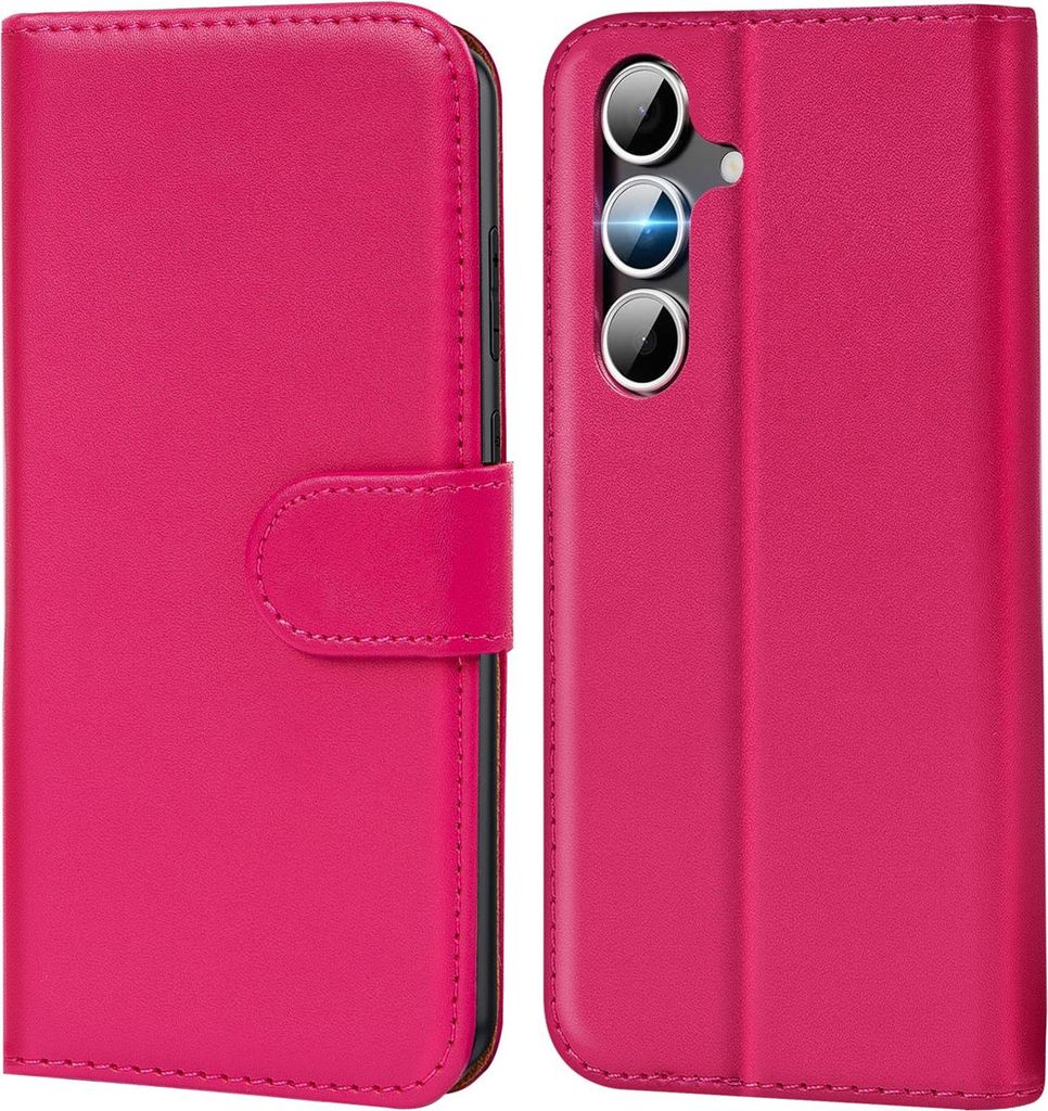 Book Case für Samsung Galaxy S25 Hülle Tasche Flip Cover Handy Schutz Hülle