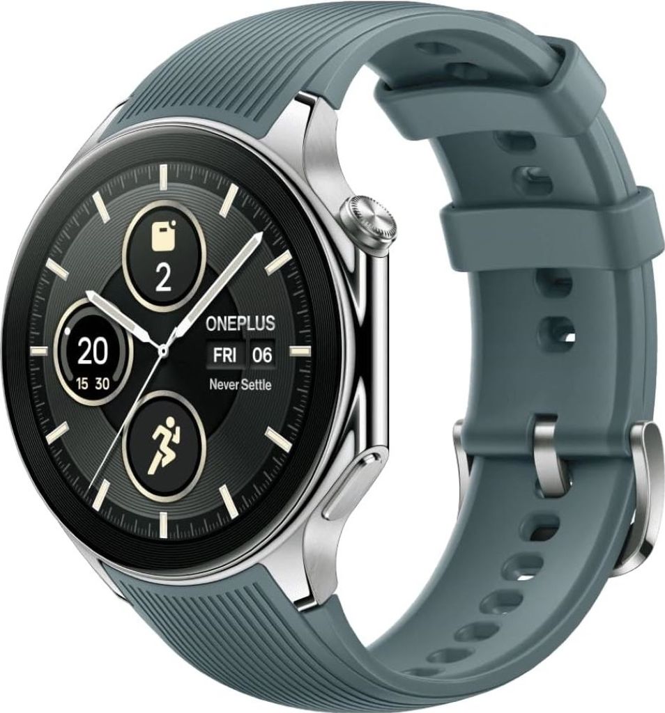 OnePlus Watch 2 - Smartwatch - radiant steel Produktbild 