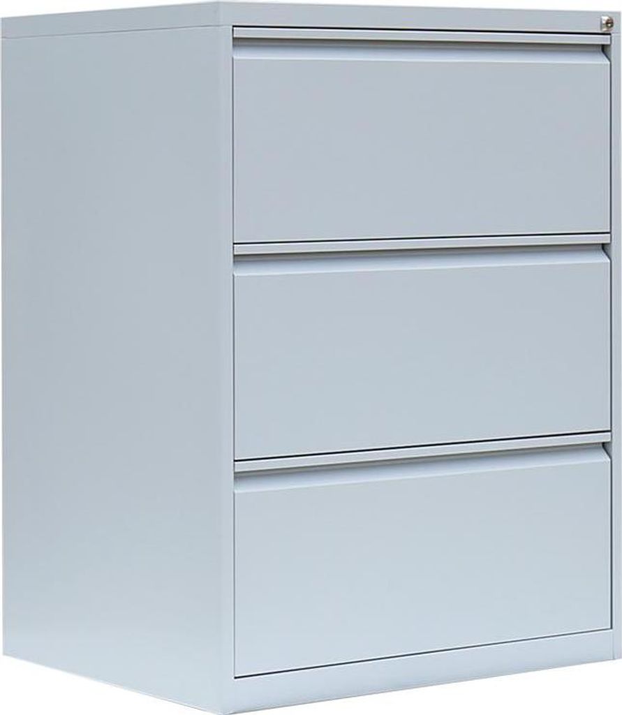 Büro Hängeregistratur Bürocontainer 101x76cm 3 Schübe doppelbahnig grau 561320
