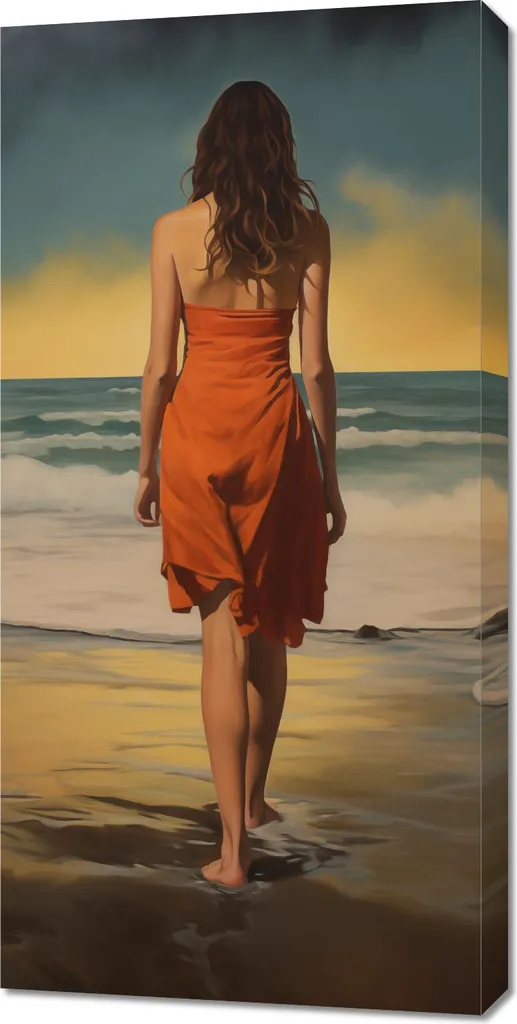 Tableau zen 50x100 cm Retour aux sources - Toile murale apaisante