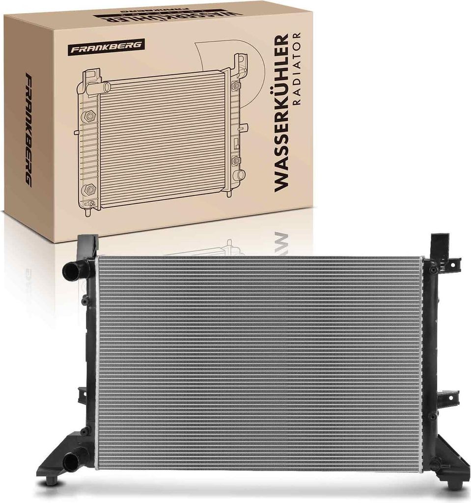 Radiador de agua, refrigerador de motor, compatible con VW Imagen del producto 