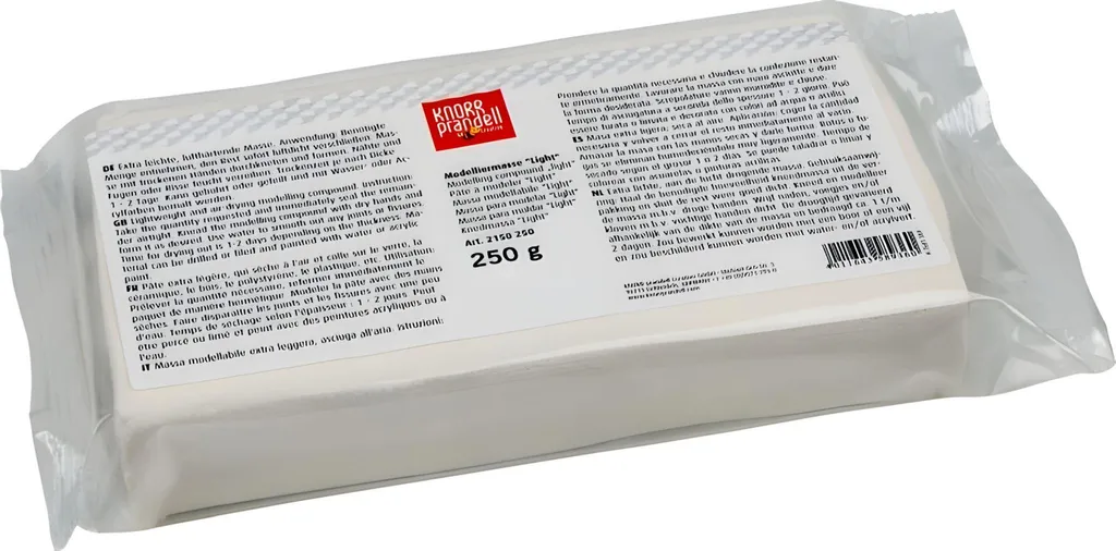 Pâte à Modeler Légère Blanche Durcissant à l'Air Knorr Prandell Light