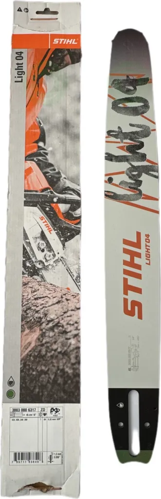 Guide de tronçonneuse STIHL Light 04 de 45 cm pour chaîne 3/8 Picco