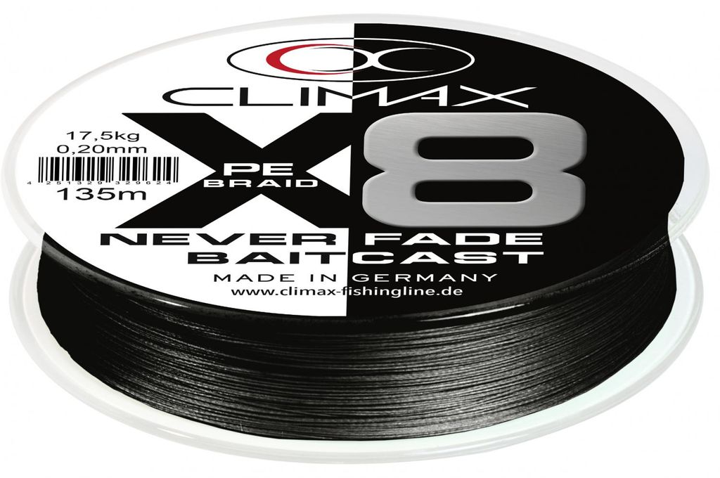 Climax PE X8 Neverfade Baidcast (schwarz) Produktbild 