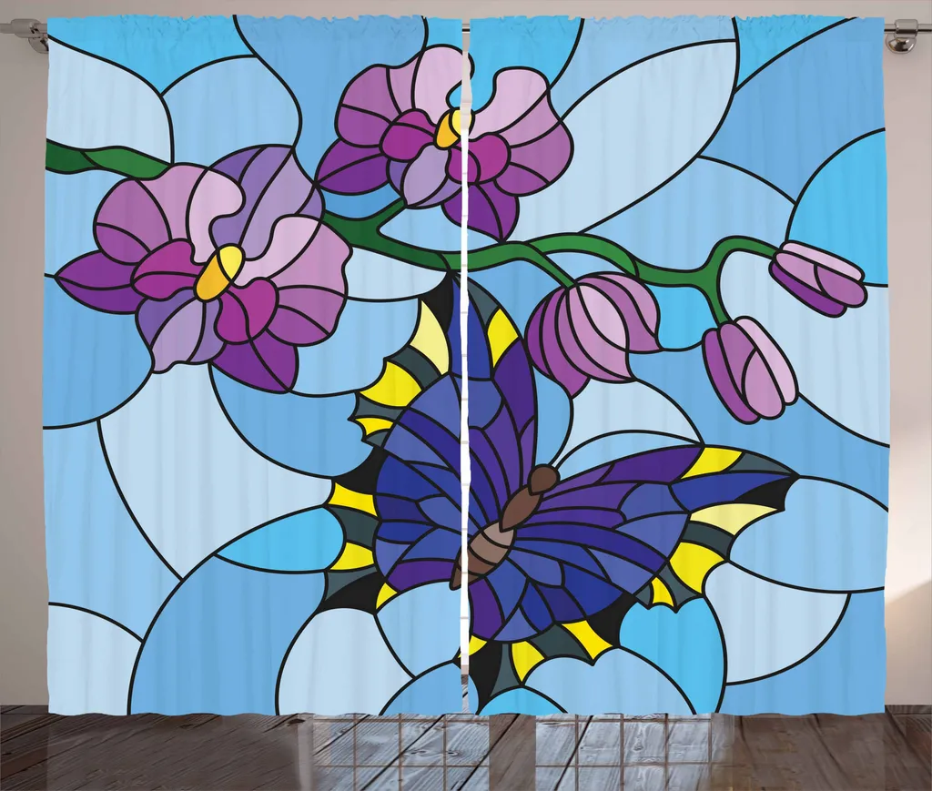 Tenda Professionale ABAKUHAUS 280x175 cm - Poliestere Rustico Floral