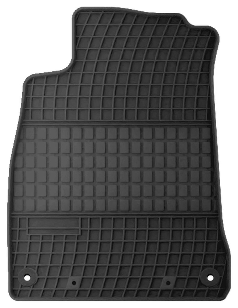 Tappetino conducente in gomma nero per Audi A4 B9 2015- Immagine del prodotto 