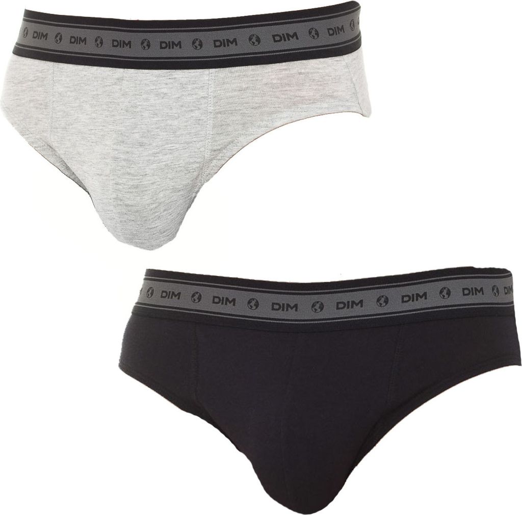 DIM Pack-2 Slips Green Bio atmungsaktives Gewebe D0A6D Mann bequemes und umweltfreundliches Design