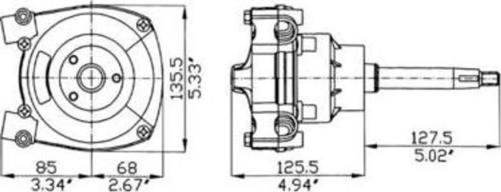 Interrupteur T83 réversible à commande de rotation pour armoire électr