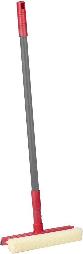 Fenster- & Spiegelabzieher mit Teleskopstiel 55–95 cm – Dirt Devil, Wasserabzieher mit Schwamm & Gummilippe