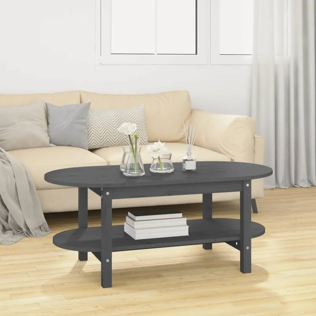 Arreda con il Tavolino Cloris 2025 Grigio in Pino Massiccio 110x55x45