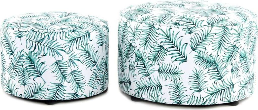 Hocker Indira 100 2er-Set Flower Produktbild 