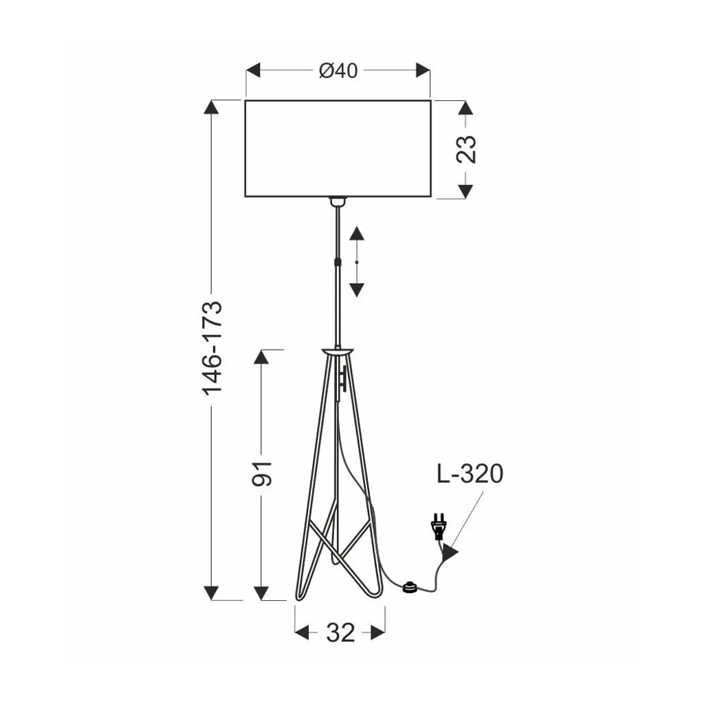 Lampadaire pour coin lecture FLOAT Candellux éclairage doux et modulable