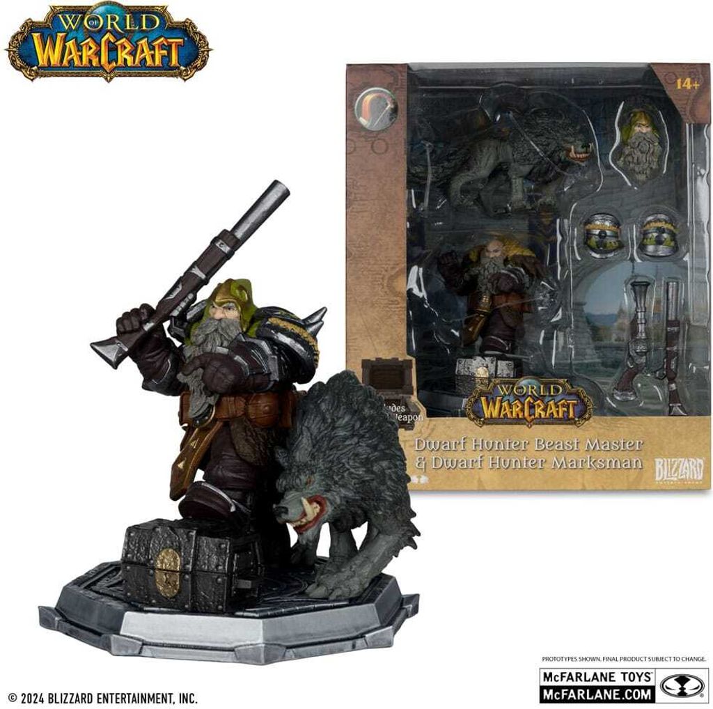 Figurka World of Warcraft - Zwergenjäger Bestienmeister / Produktbild 