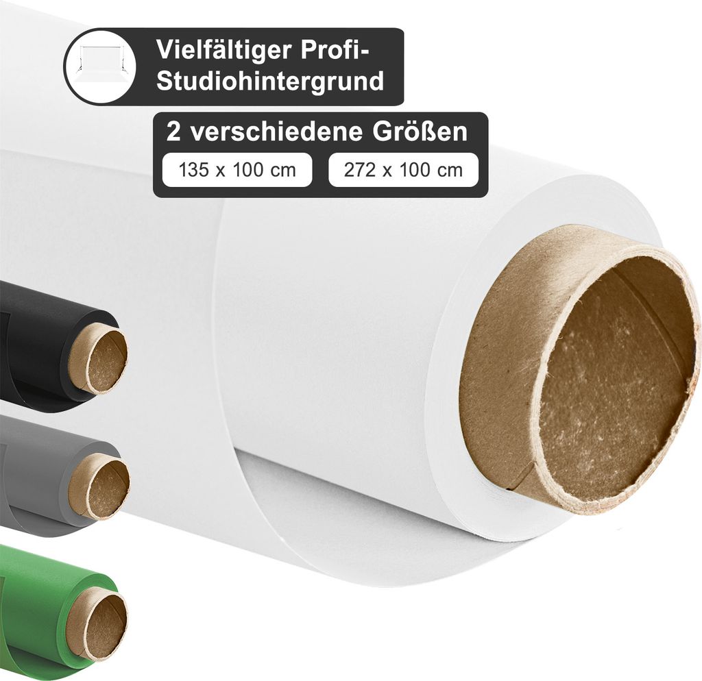 Walimex pro pozadí karton 2,72x10m, bílý (1022938) Obrázek produktu 1