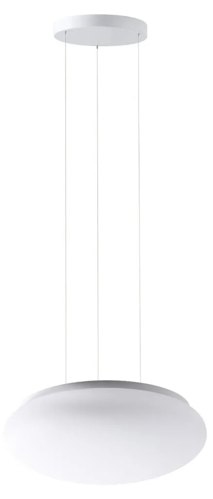 Suspension Design pour Salon LED ARAKIS Blanche en Verre 24W 3000K