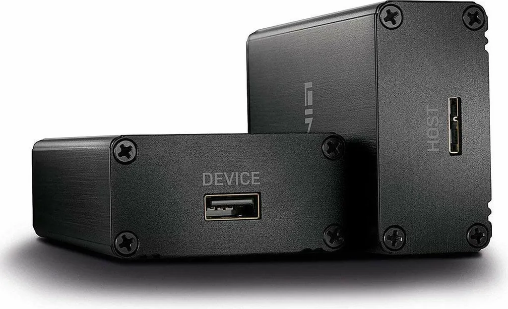 Lindy 42708 Extendeur USB 3.0 par Fibre Optique 350m Haute Performance