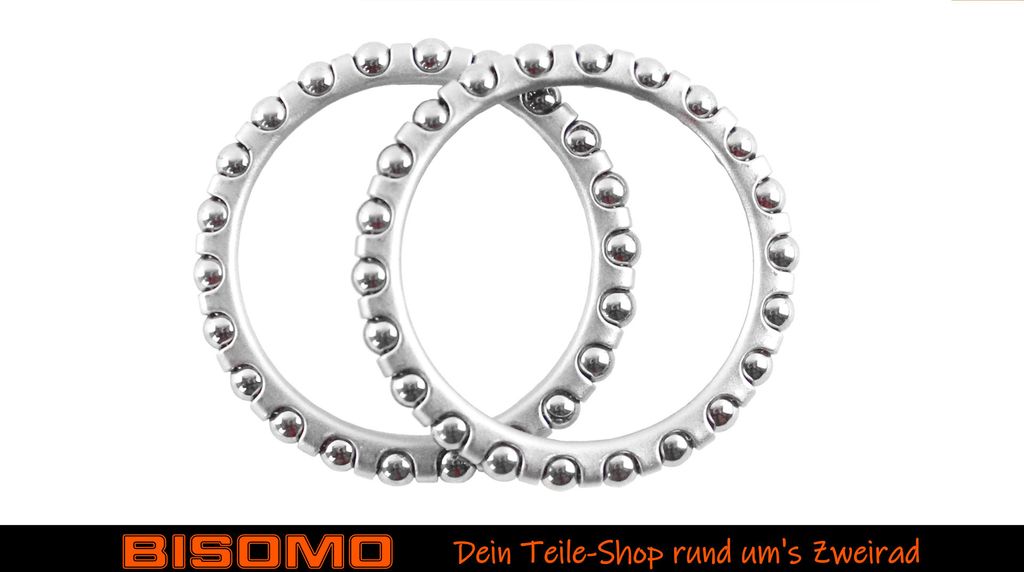 Paar = 2 Stück Lenkungslager, Kugelkranz, Kugelhalter - für Produktbild 