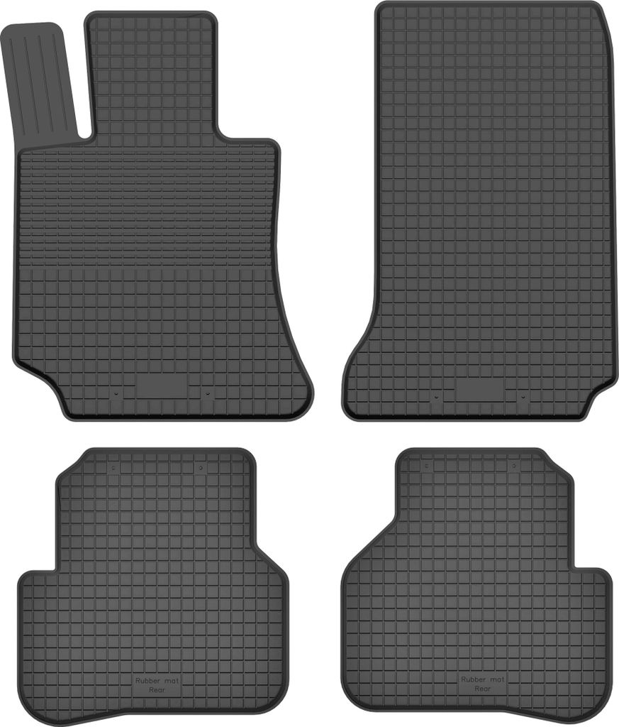 Set di 4 tappetini in gomma, universali per: Mercedes GLK Immagine del prodotto 