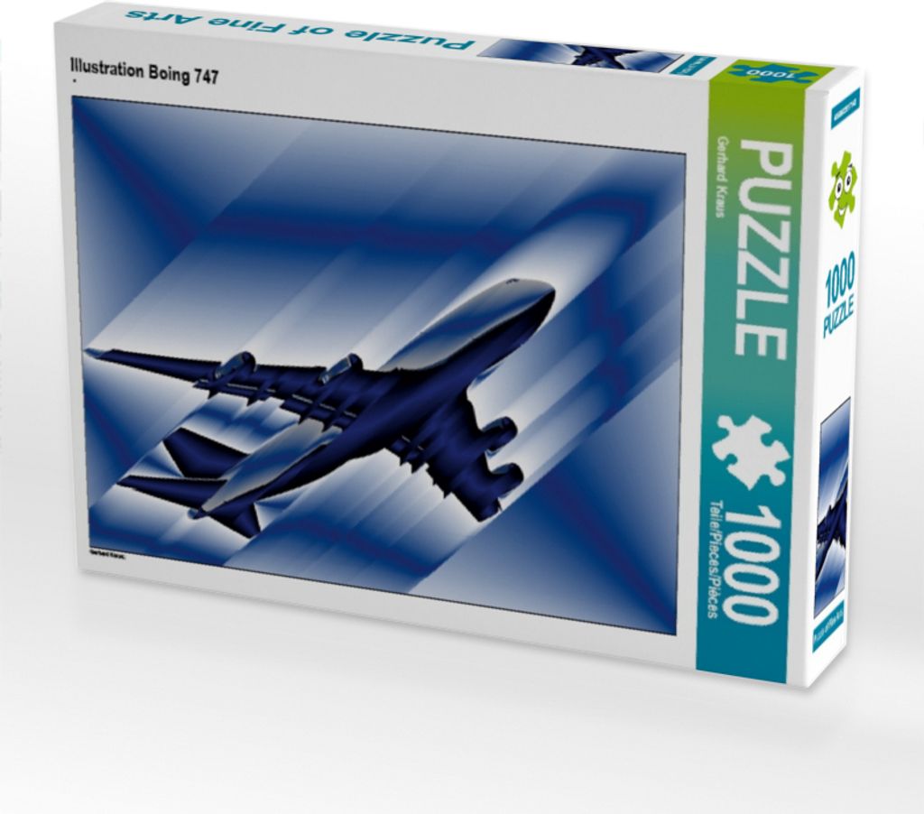 Calvendo Illustration Boing 747 1000 Teile Puzzle quer 640x480mm, Kraus Gerhard; 7339783