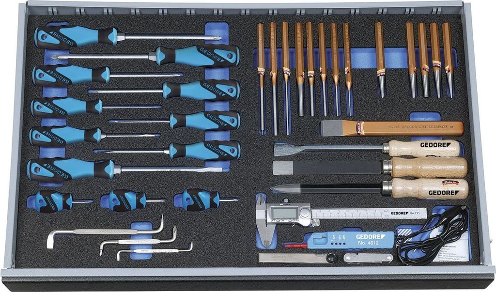GEDORE 2005 CT4-2160-119 Werkzeugsortiment in Check-Tool-Modul 36-teilig, 2016435