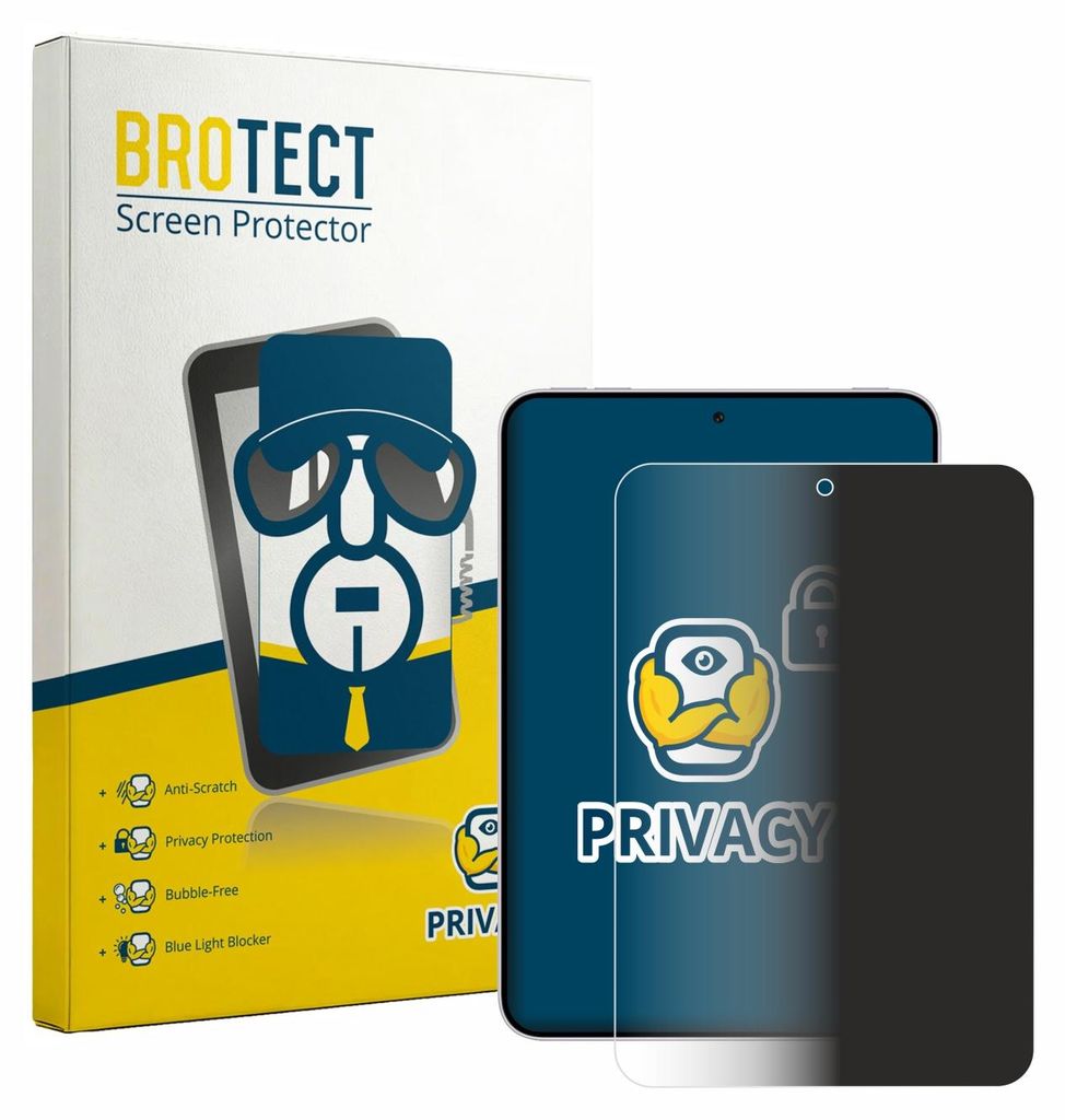 BROTECT Sichtschutzfolie für Oppo Pad Mini Anti-Spy Privacy Sichtschutz Blickschutz Folie Blaulicht-Schutz