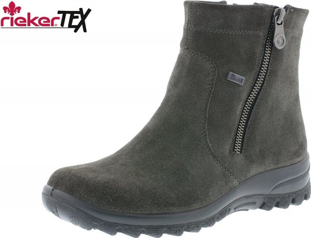 Rieker Tex Damen Boots Grau Z7161-45, Größe 40