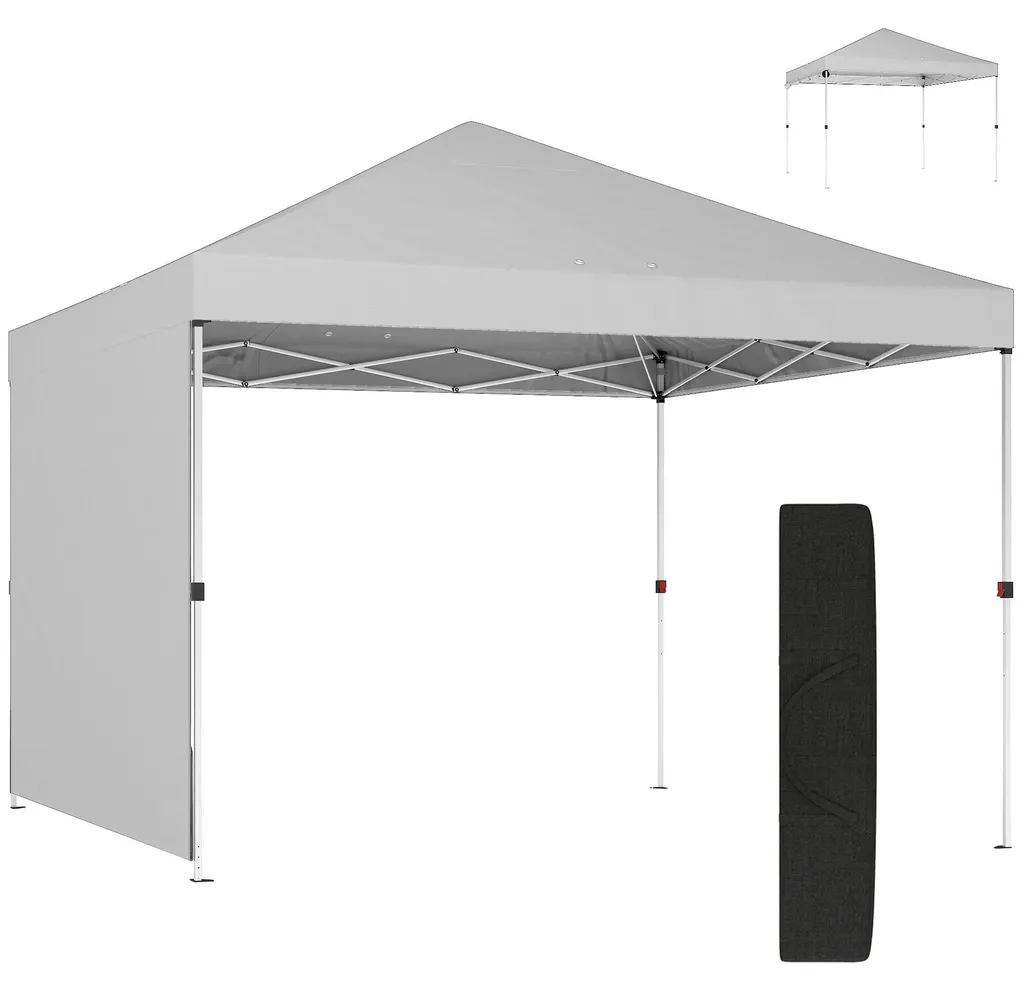 Tente pop-up anti-UV UPF50+ verte 3x3m - Montage rapide sans aucun outil