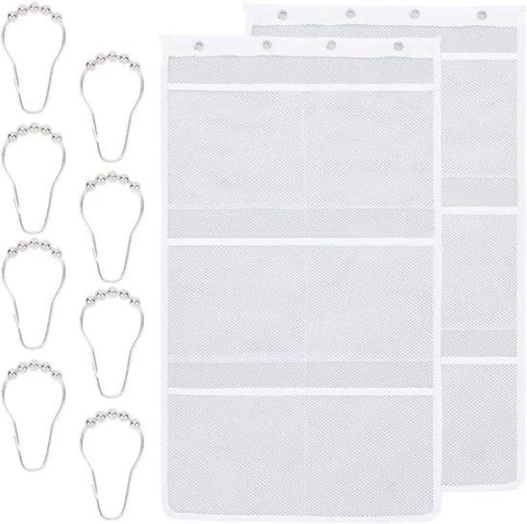 Porte-savon de douche portable en filet lot de 6 pour voyage et maison