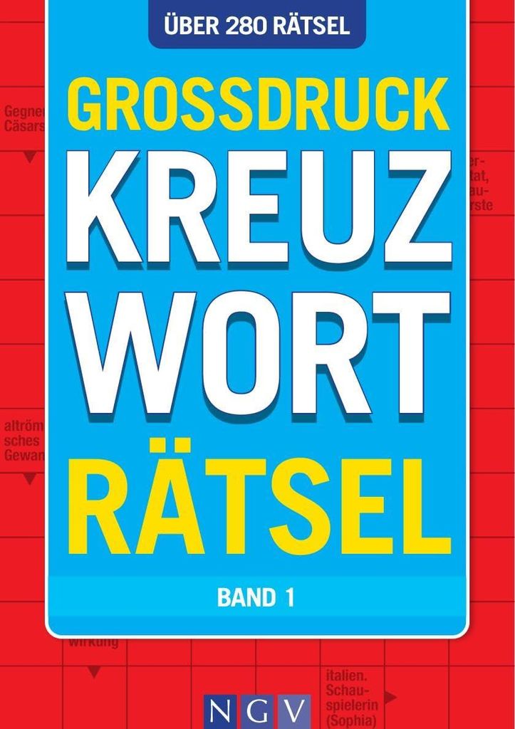 Großdruck Kreuzworträtsel - Band 1 - Über 280 Rätsel in Produktbild 