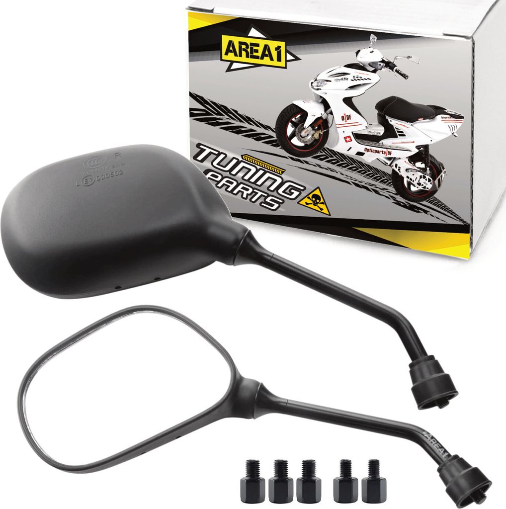 Area1 Roller Motorroller Spiegel Set (rechts+links) ATV Produktbild 