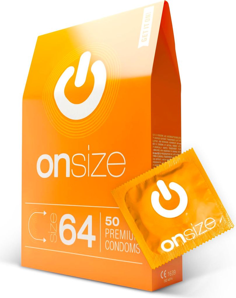 ON) Preservativi ONsize I Larghezza 64 mm I 50 pezzi I Immagine del prodotto 