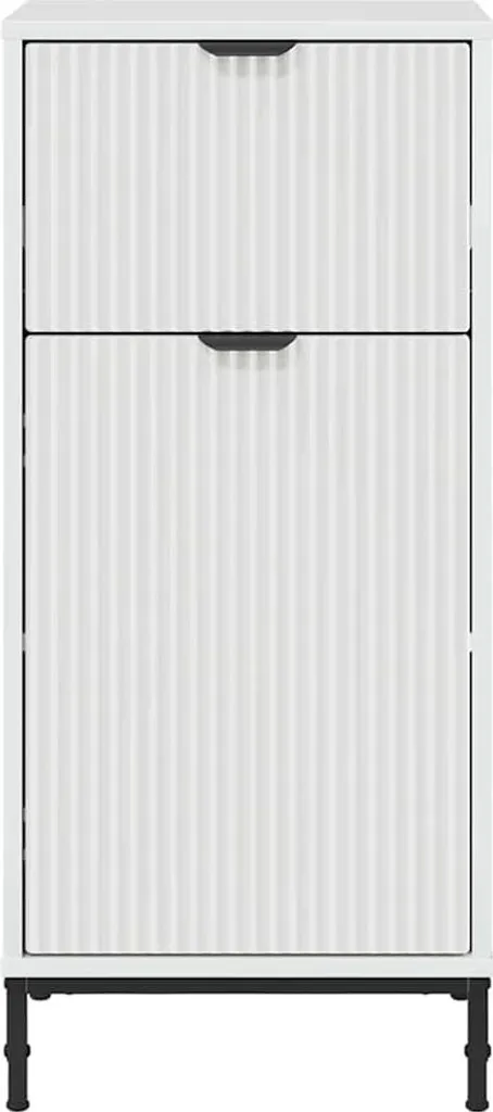 Mobiletto Bagno Design SYFAX Bianco 39,5cm | Arredo Bagno Moderno - 6