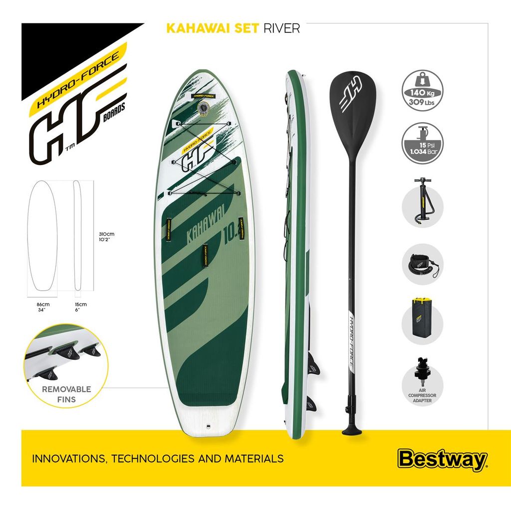 Nadmuchiwany zestaw SUP Bestway Hydro-Force Kahawai Zdjęcie produktu 19