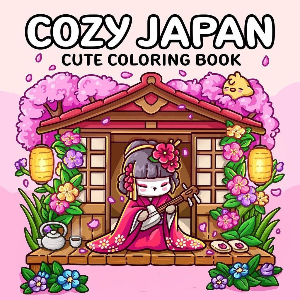 Cozy Japan Malbuch für Erwachsene und Teenager Taschenbuch Produktbild 