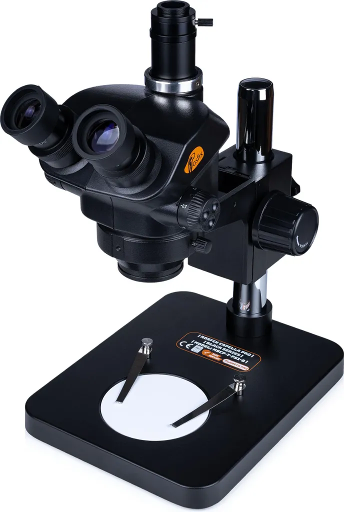 Microscope Trinoculaire Stéréoscopique Rosfix pour Électronique et Labo 7-45x - 11