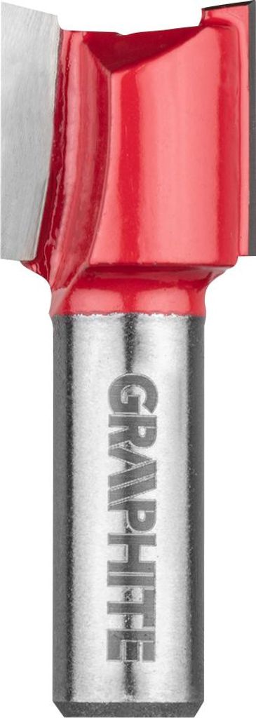 GRAPHITE Zweischneider, Doppelspitzfräser Hartmetalleinsatz (HM), Durchmesser 6/9/12/20 mm, Arbeitshöhe 19/25 mm, Schaftdurchmesser 8/12 mm, für...