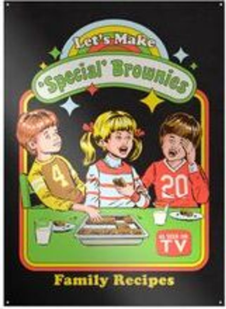Steven Rhodes - Let's Make Brownies - Metallschild